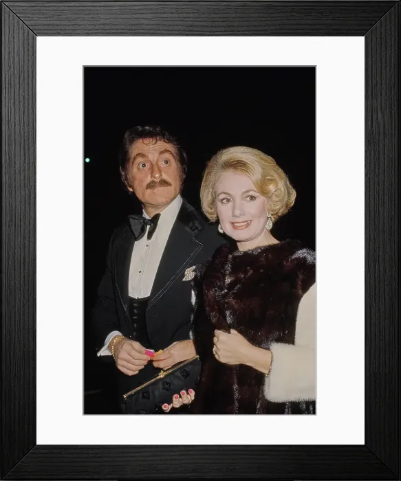 Framed Print : Marty Ingels & Shirley Jones