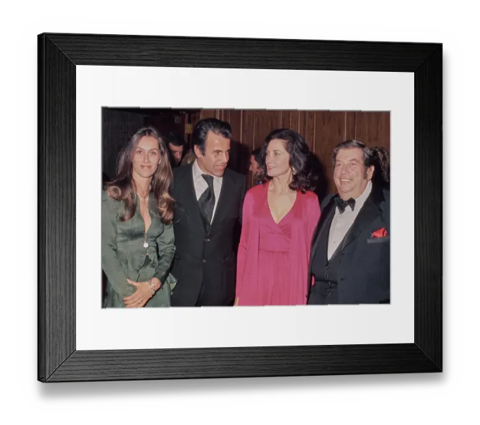 Framed Print : Dagmar Hirtz & Maximilian Schell Framed Print : Dagmar Hirtz & Maximilian Schell