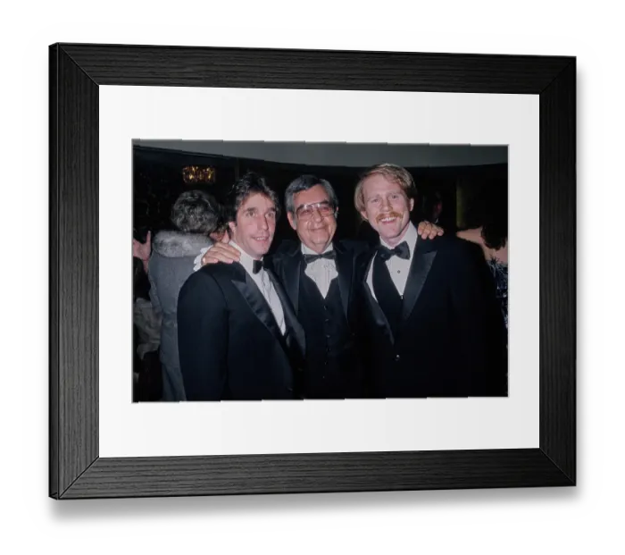 Framed Print : Henry Winkler, Tom Bosley & Ron Howard Framed Print : Henry Winkler, Tom Bosley & Ron Howard
