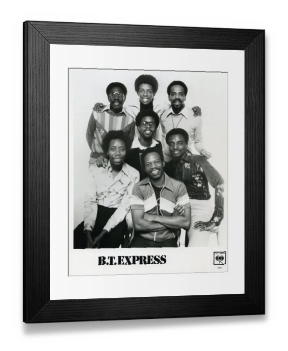 Framed Print : B.T. Express Portrait Framed Print : B.T. Express Portrait