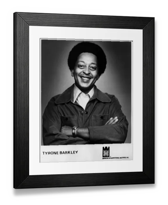 Framed Print : Tyrone Barkley Portrait Framed Print : Tyrone Barkley Portrait