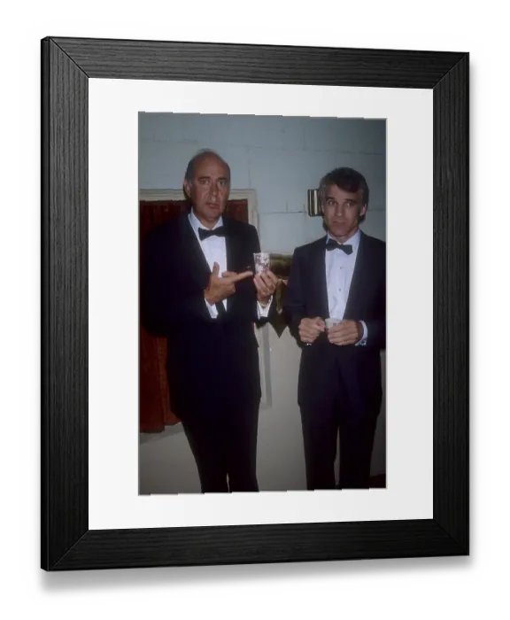 Framed Print : Steve Martin And Carl Reiner At An Event Framed Print : Steve Martin And Carl Reiner At An Event