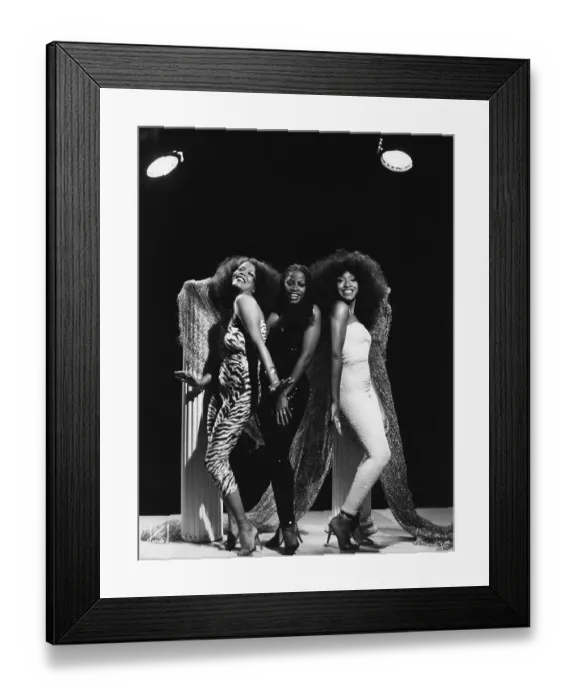 Framed Print : Disco Group Musique Portrait Framed Print : Disco Group Musique Portrait