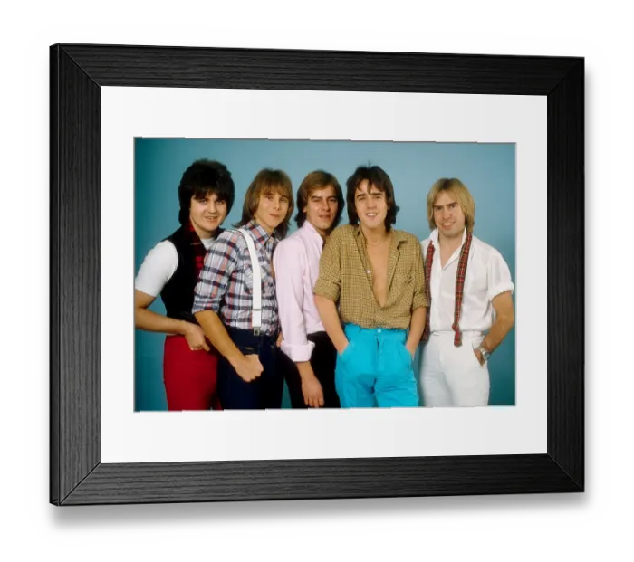 Framed Print : The Bay City Rollers Framed Print : The Bay City Rollers