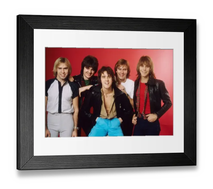 Framed Print : The Bay City Rollers Framed Print : The Bay City Rollers