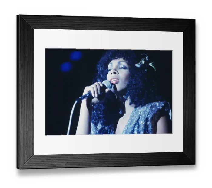 Framed Print : Queen Of Disco Performing Framed Print : Queen Of Disco Performing