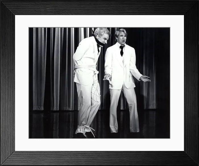 Framed Print : Steve Martin With Steve Martin Look-A-Like On The Tonight Show Framed Print : Steve Martin With Steve Martin Look-A-Like On The Tonight Show