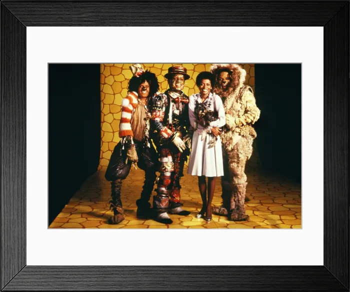 Framed Print : The Wiz. NEW YORK - 1978: The cast of The Wiz Framed Print : The Wiz. NEW YORK - 1978: The cast of The Wiz