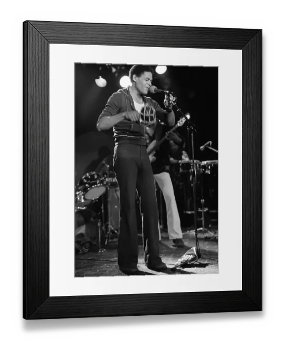 Framed Print : Al Jarreau Performs Framed Print : Al Jarreau Performs