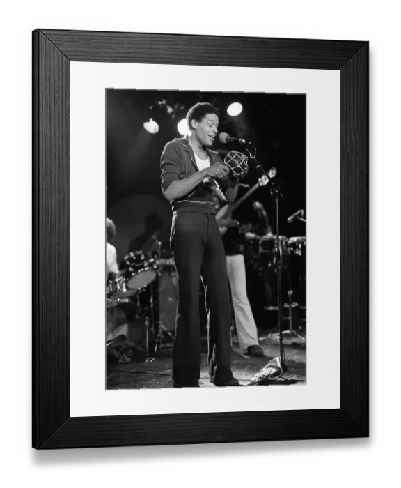 Framed Print : Al Jarreau Performs Framed Print : Al Jarreau Performs