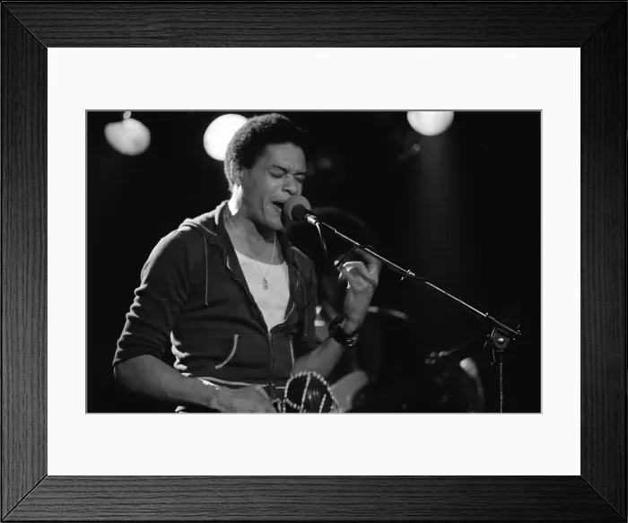 Framed Print : Al Jarreau Performs Framed Print : Al Jarreau Performs