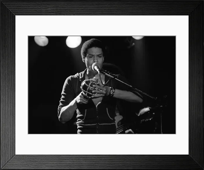 Framed Print : Al Jarreau Performs Framed Print : Al Jarreau Performs