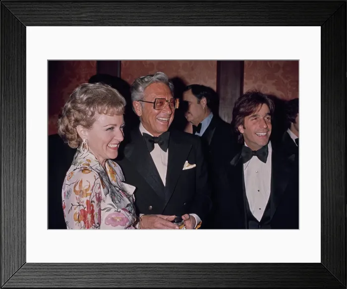 Framed Print : Betty White, Allen Ludden & Henry Winkler Framed Print : Betty White, Allen Ludden & Henry Winkler