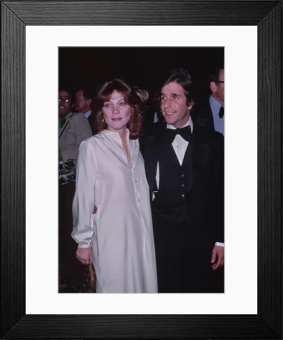 Framed Print : Henry Winkler & Stacey Weitzman Framed Print : Henry Winkler & Stacey Weitzman
