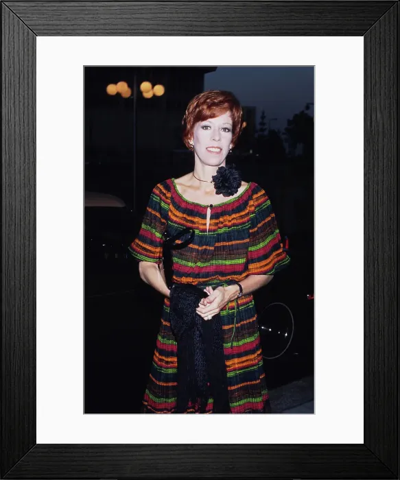 Framed Print : Carol Burnett, American Comedian, Actress & Singer Framed Print : Carol Burnett, American Comedian, Actress & Singer