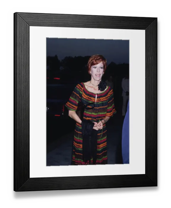 Framed Print : Carol Burnett, American Comedian, Actress & Singer Framed Print : Carol Burnett, American Comedian, Actress & Singer