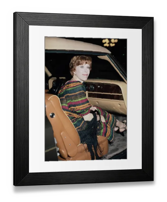 Framed Print : Carol Burnett, American Comedian, Actress & Singer Framed Print : Carol Burnett, American Comedian, Actress & Singer