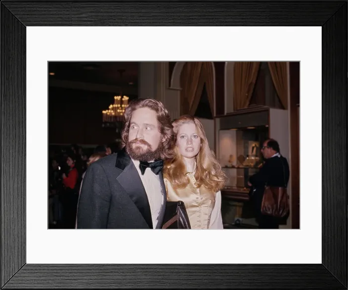 Framed Print : Michael Douglas and Diandra Douglas Framed Print : Michael Douglas and Diandra Douglas