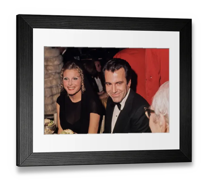 Framed Print : Alena Johnston & Maximilian Schell Framed Print : Alena Johnston & Maximilian Schell