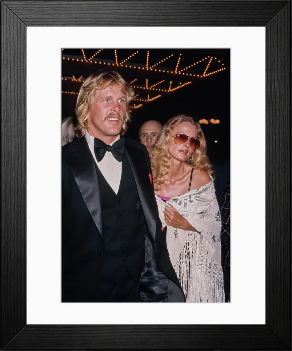 Framed Print : Nick Nolte & Karen Eklund Framed Print : Nick Nolte & Karen Eklund