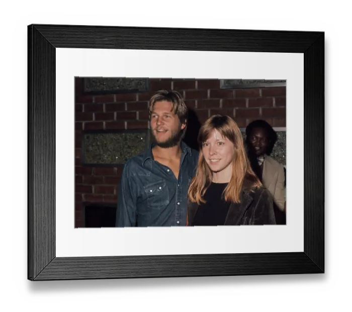 Framed Print : Jeff Bridges & Susan Geston Framed Print : Jeff Bridges & Susan Geston