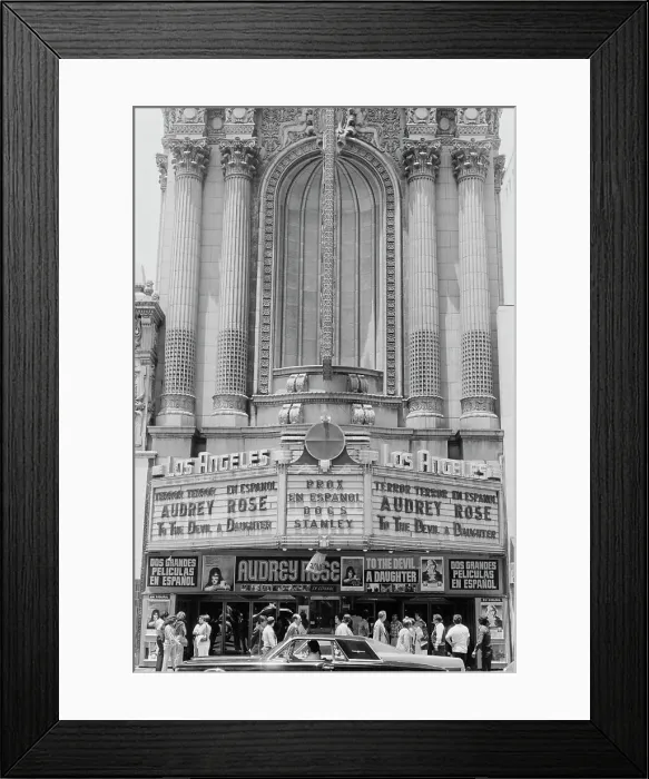Framed Print : Los Angeles Theatre