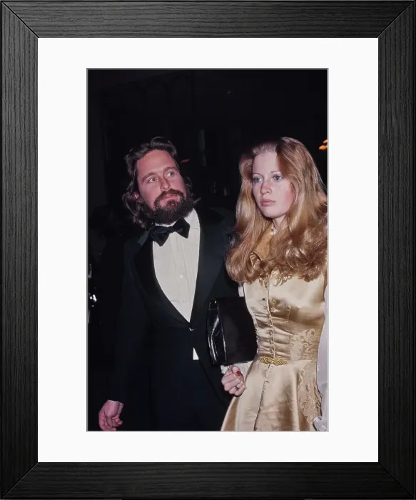 Framed Print : Michael Douglas and Diandra Douglas Framed Print : Michael Douglas and Diandra Douglas