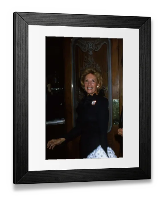Framed Print : Dinah Shore Attends an Event Framed Print : Dinah Shore Attends an Event