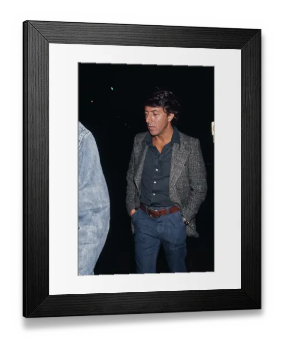 Framed Print : Dustin Hoffman, American Actor Framed Print : Dustin Hoffman, American Actor