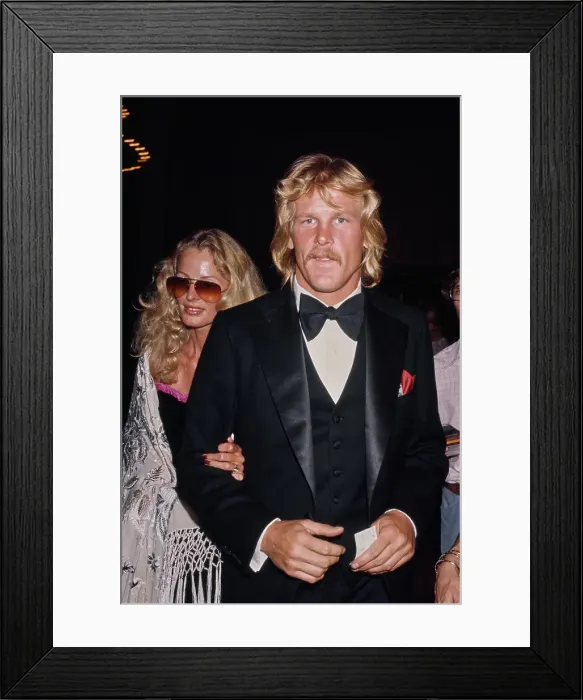 Framed Print : Nick Nolte & Karen Eklund