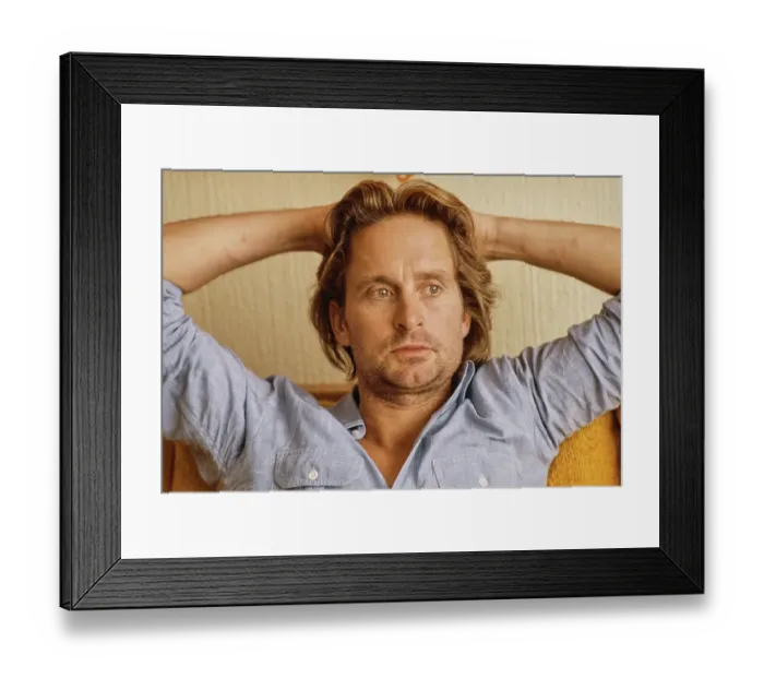 Framed Print : Michael Douglas, American Actor Framed Print : Michael Douglas, American Actor