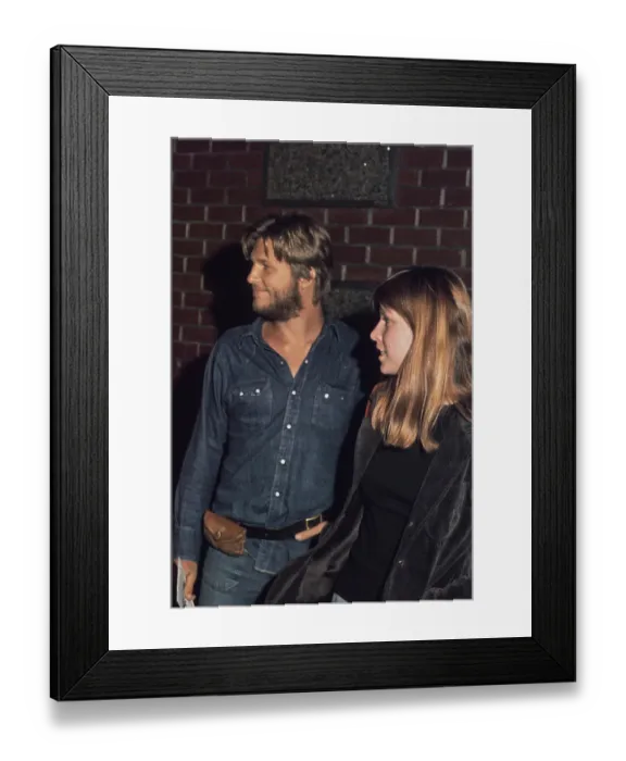 Framed Print : Jeff Bridges & Susan Geston Framed Print : Jeff Bridges & Susan Geston