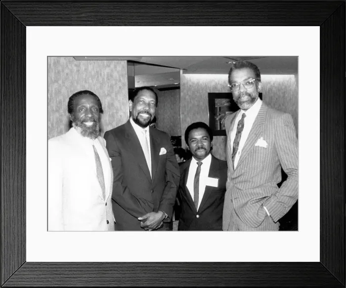 Framed Print : Black Leaders Pose For A Portrait Framed Print : Black Leaders Pose For A Portrait