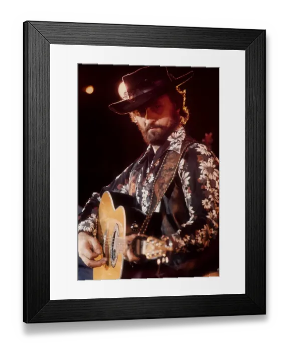 Framed Print : Tompall Glaser In Concert Framed Print : Tompall Glaser In Concert