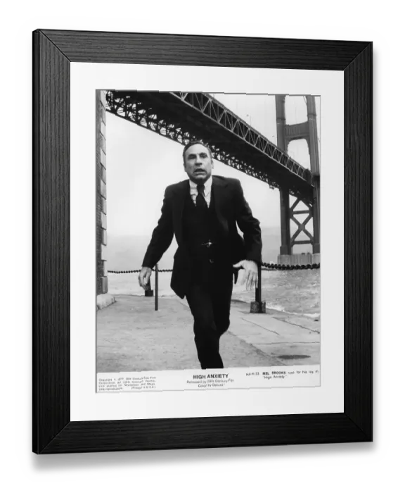 Framed Print : High Anxiety Film Still Framed Print : High Anxiety Film Still