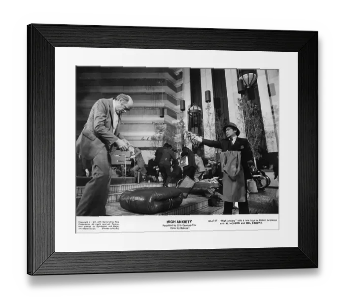Framed Print : High Anxiety Film Still Framed Print : High Anxiety Film Still