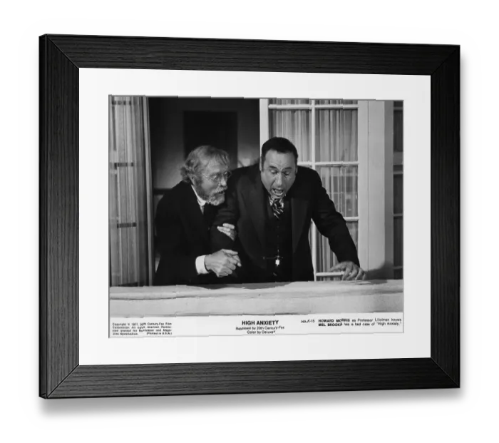 Framed Print : High Anxiety Film Still Framed Print : High Anxiety Film Still