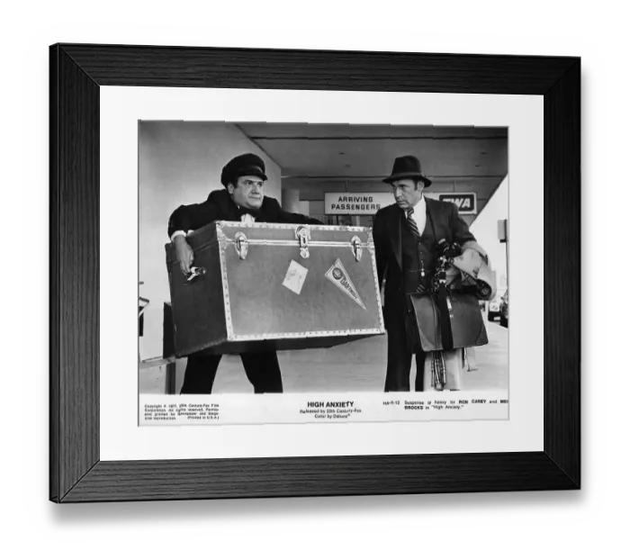 Framed Print : High Anxiety Film Still Framed Print : High Anxiety Film Still