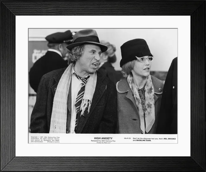 Framed Print : High Anxiety Film Still Framed Print : High Anxiety Film Still
