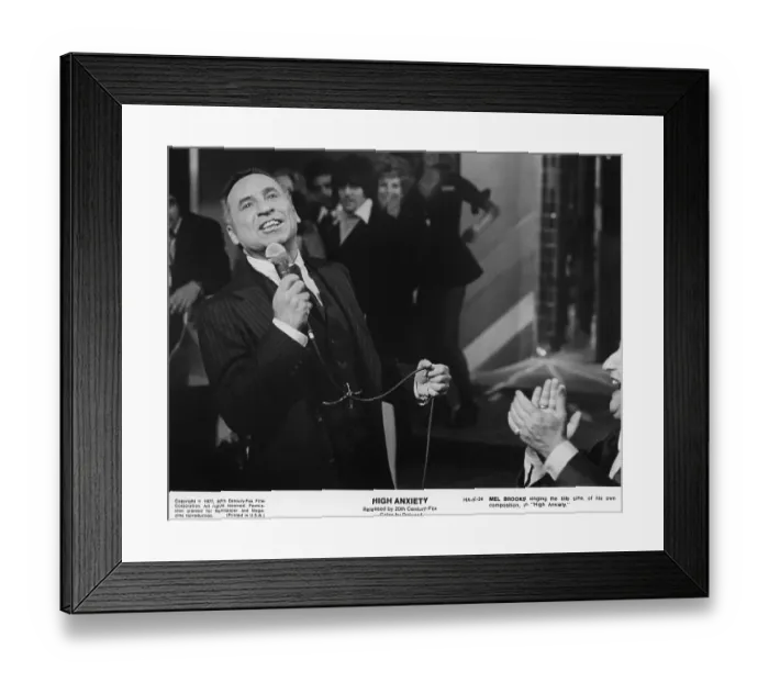 Framed Print : High Anxiety Film Still Framed Print : High Anxiety Film Still