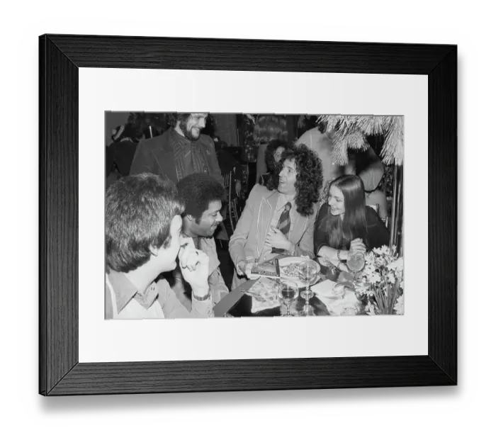 Framed Print : Brian May. Guitarist Brian May of British rock band Queen receives a copy Framed Print : Brian May. Guitarist Brian May of British rock band Queen receives a copy