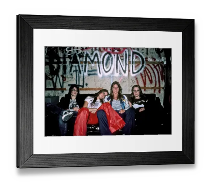 Framed Print : The Rock Band The Runaways Framed Print : The Rock Band The Runaways