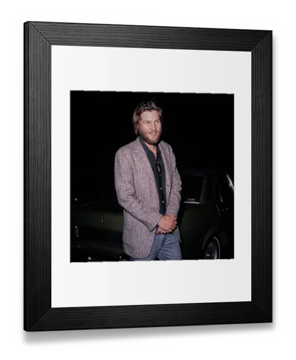Framed Print : Jeff Bridges, American Actor Framed Print : Jeff Bridges, American Actor