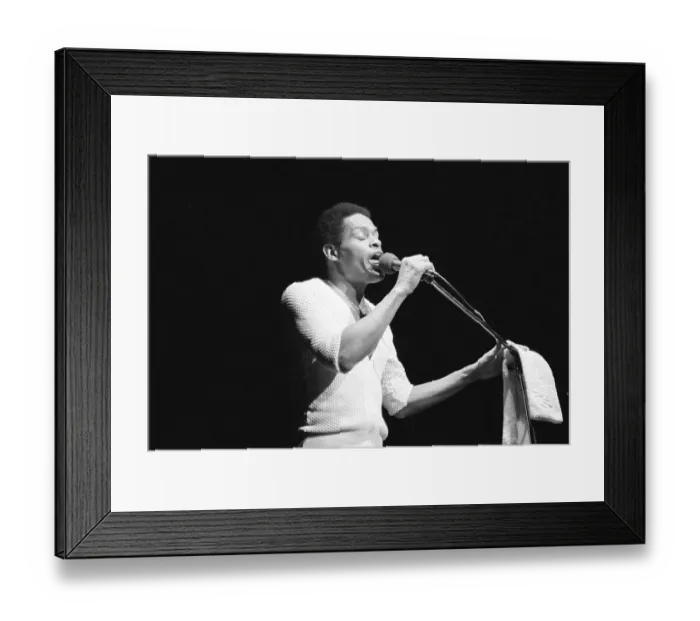 Framed Print : Al Jarreau Performs Framed Print : Al Jarreau Performs
