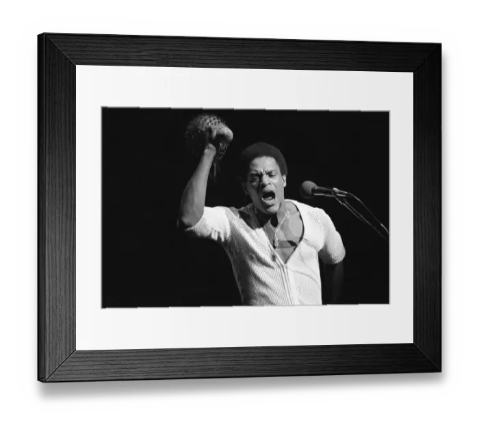 Framed Print : Al Jarreau Performs