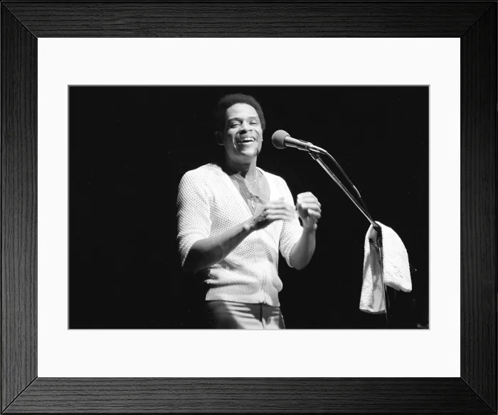 Framed Print : Al Jarreau Performs