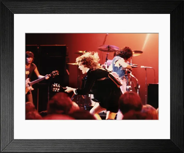 Framed Print : Bon Scott of AC / DC Framed Print : Bon Scott of AC / DC