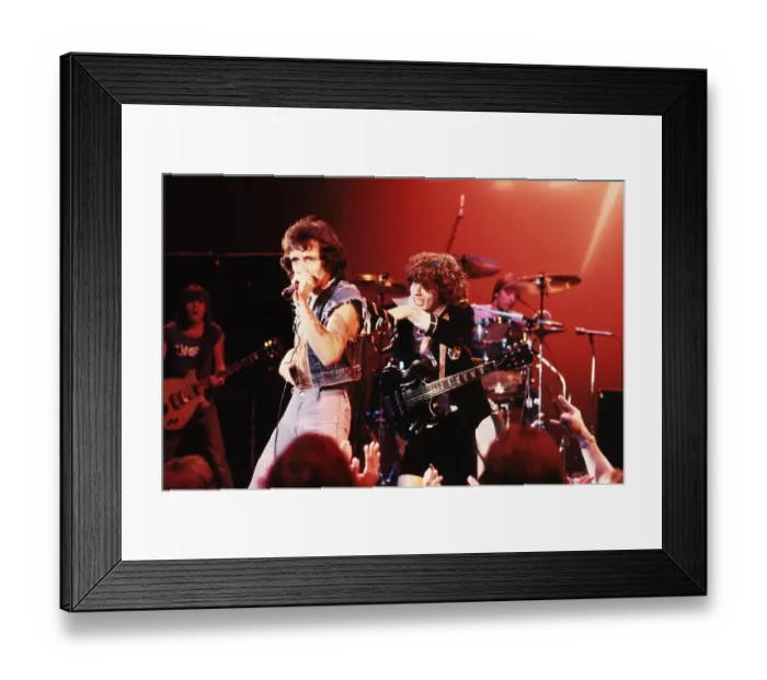 Framed Print : AC / DC Rocks The House Framed Print : AC / DC Rocks The House