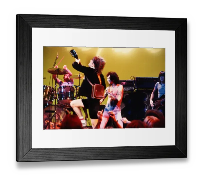 Framed Print : AC / DC Rocks The House Framed Print : AC / DC Rocks The House