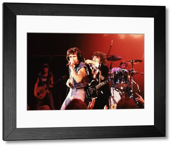 Framed Print : AC / DC Rocks The House Framed Print : AC / DC Rocks The House